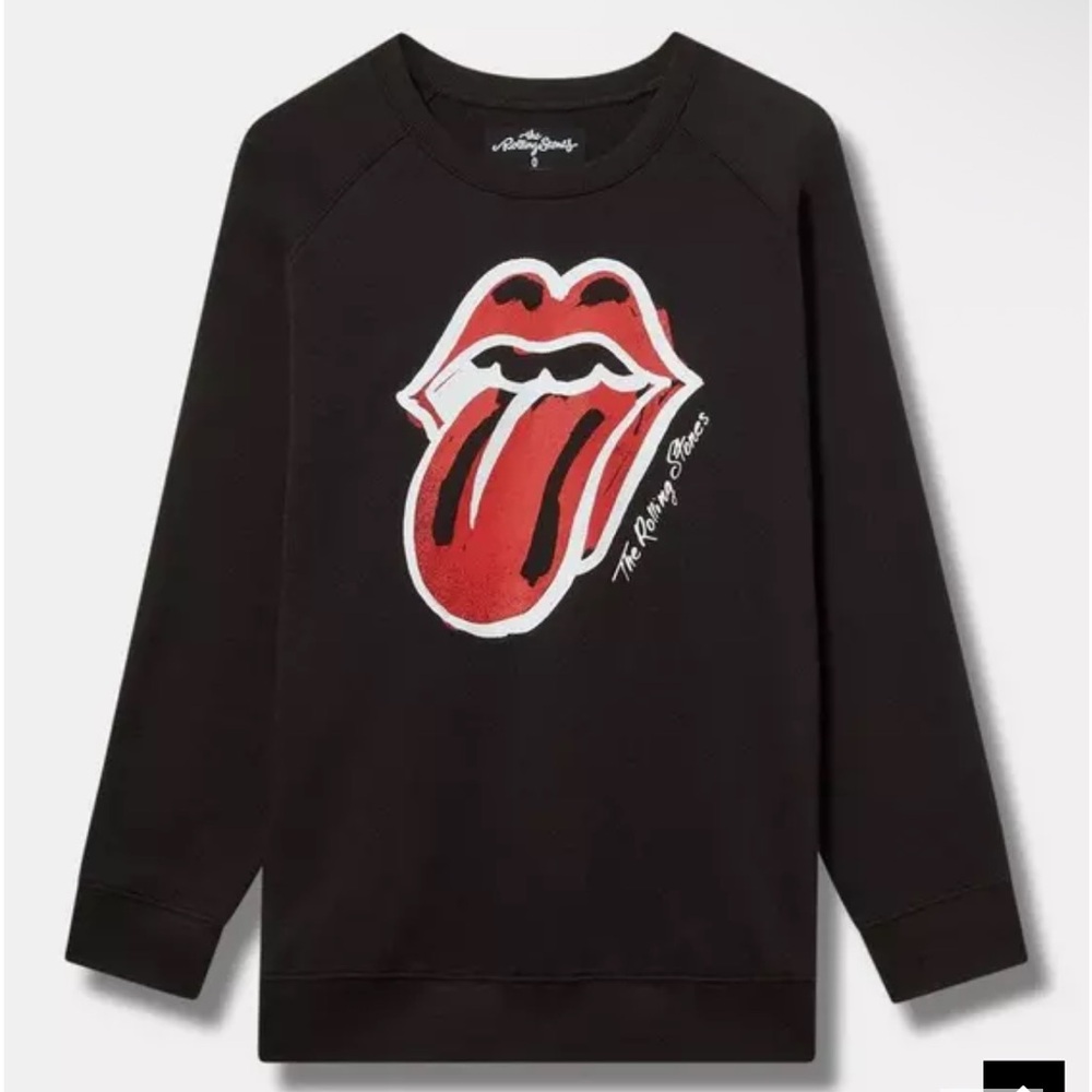 New! Torrid sz 4 Rolling Stones Classic Fit Sweatshirt Sweater 4X